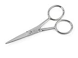 Signature by Mehaz Nickel plated Moustache Scissors, MS371