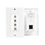 StarTech.com CPNTUTPWALLA Component Wall Plate Video Extender over Cat 5 with Digital Audio