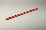 Arnis-Stock, rot/schwarz