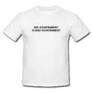 BIG GOVERNMENT - Political Gear - Heather Grey or White T-shirt