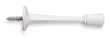 Battalion 1XNL2 Door Stop, Rigid, Zinc, White