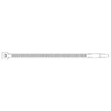 Buy 11 X 3 16 Natural Standard Nylon Cable Tie, Pack of 100 Rockhard Cable Ties by Rockhard