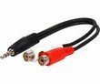 255038 6' 3.5mm male to two RCA females Y Cable