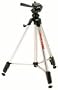 Slik Heavy-Duty Tripod with 3-Way Fluid-Effect Head and Built-In Bubble Level