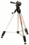 Slik Heavy-Duty Tripod with 3-Way Fluid-Effect Head and Built-In Bubble Level