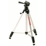 Slik Heavy-Duty Tripod with 3-Way Fluid-Effect Head and Built-In Bubble Level
