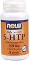 5-HTP by NOW Foods - (200mg - 60 Vegetarian Capsules)