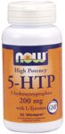 5-HTP by NOW Foods - (200mg - 60 Vegetarian Capsules)
