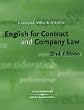 English for Contract and Company Law (2nd Edition)