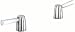 GROHE Arden Lever Handles Pair BRUSHED NICKEL