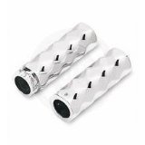 Drag Specialties Chrome Billet Grips Flame Harley-Davidson