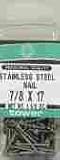 HILLMAN GROUP - NASHVILLE  122531-N STAINLESS STEEL NAIL (Pack of 6)