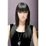 Hair Bangs Clip on in Extensions - Italian Remy 100% Human Hair - #1B Off Black
