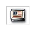 Malaysia Flag Mix Classic Enamel, Italian Charm by Nomination Charms