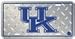 (6x12) University of Kentucky Diamond Cut NCAA License Plate