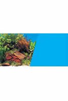 (A1723) Marina Freshwater, 18 inch Aquarium Background, Plants with rocks/Light Blue 50′