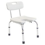 Bath Seat with Back and Seat Cut Out
