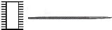 GROBET SWISS FILES PILLAR NARROW 6 INCH CUT 2