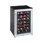 28 Bottle Thermo Electric Wine Cooler - Black Cabinet With Chrome Door by Avanti