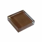 Reflections Glass Tile 6x6" Clear Brown Earth