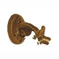 IMAGE OF Acanthus Leaf Robe or Towel Hook - Antique Brass