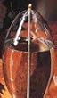 Single Pod oil candle 8 inch