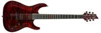 Schecter C-1 Exotic Star Electric Guitar, Snow Leppard