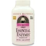 Source Naturals - Essential Enzymes, 500 mg, 240 capsules