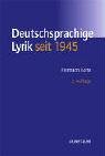 Geschichte der deutschsprachigen Lyrik seit 1945