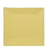 Vietri Saffron/Sage Square Dinner Plate