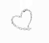 14k White Gold & Diamond Heart Journey Pendant (0.50ctw)
