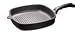WOLL Titan plus Gusspfanne-Viereck mit Rillen (Steakpfanne) - Fester Stiel, 28 x 28 cm, 5,5 cm hoch