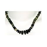 Semi Precious Smokey Quartz Gemstone Necklace Handmade Jewelry Indian Style 19 inches (gnklc073)