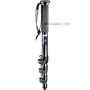 Manfrotto 680B Monopod (4-SCTN) - Replaces 680 (Black)