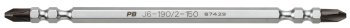 PB Bit (with torsion zone) for Phillips screws size:1 (tip optimized for Asian screws)