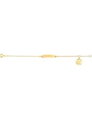 14K Yellow-Gold Angel Bracelet by US Gems