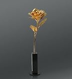 24k Dipped Gold Foil Flowers - Mini-rose