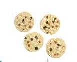 Dollhouse Miniature Set of 4 Chocolate Chip Cookies