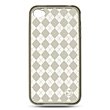 Premium TPU Flexi Argyle Gel Skin for Apple iPhone4, 4th Generation, 4th Gen Flexible See Thru Skin, Smoke Checkers Plaid Print