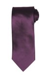 Clemson Tie Clemson University Solid Purple Necktie