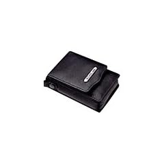 Casio EXC-CASE1 Ledertasche f�r EXILIM CARD Kameras, schwarz, hochkant