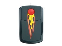 PSN Hotrod Maus Optical USB Moderne 3-Tasten Computermaus,Kompatibel mit PC und Mac Anschluss: USB