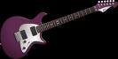 LAG Jet, Electric Guitar, Matt Purple
