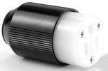 3 Wire Ground Industrial Connector, 15 Amp
