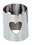 A di Alessi Girotondo Napkin Ring, Heart, (AKK10 H)