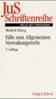 Produkt-Bild: JuS-Schriftenreihe, H.54, F&auml;lle zum Allgemeinen Verwaltungsrecht
