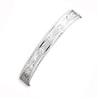 Sterling Silver 9mm Fancy Diamond-cut Slip-On Bangle Bracelet