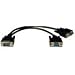 Tripp Lite SXGA / UXGA Hi-Res Splitter Cable - VGA splitter - HD-15 (F) - HD-15 (M) - 1 ft