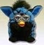 Furby Model 70-800 Blue & Black Spiderweb Striped / Blue Turtle Electronic Furbie