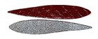 Billy Baits BS9-3 Bonita Strip -- Pearl/Red 9 2 Pack